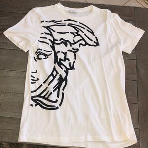 White and black Versace T-shirt
